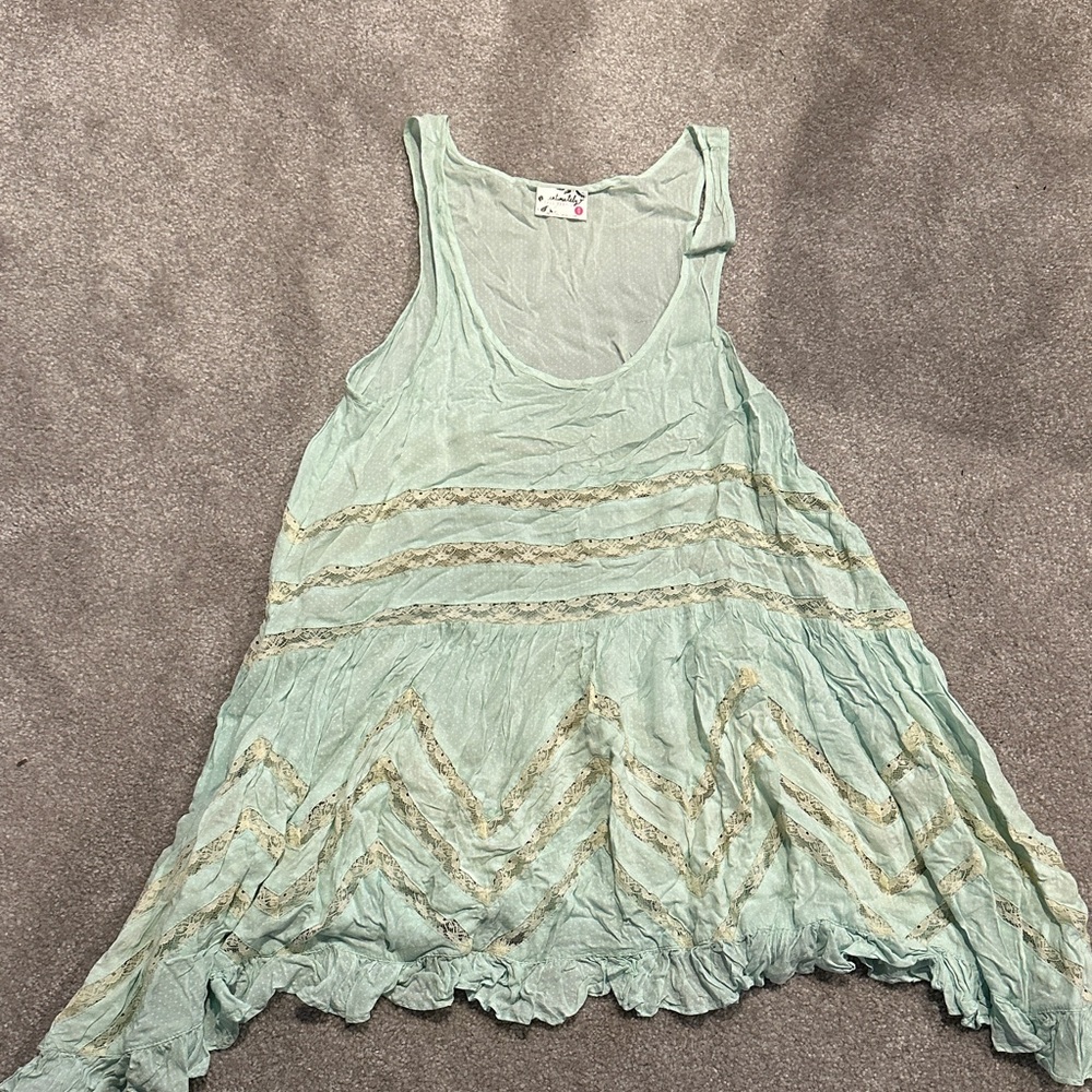 Intimately Free People Mint Green Sleeveless Dress